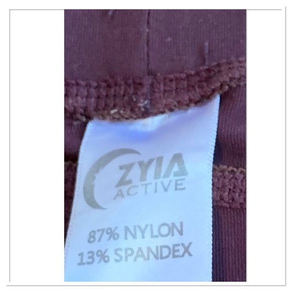 Zyia Active Unwind Joggers Pull On Drawstring Waist Burgundy Size Large - Picture 6 of 6